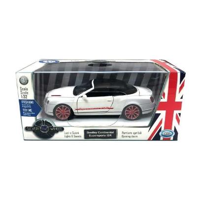 SILVER WHEEL - AUTO INGLESI A LICENZA SCALA 1:28/1:32, LUCI, SUON