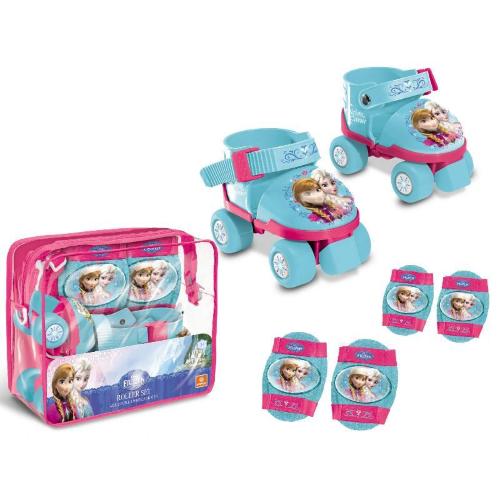 FROZEN  22/29 + PROTEZIONI + BORSA PATTINI BABY