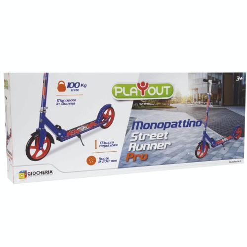 PLAY OUT - Monopattino in Alluminio 2 Ruote 200 mm 100KG