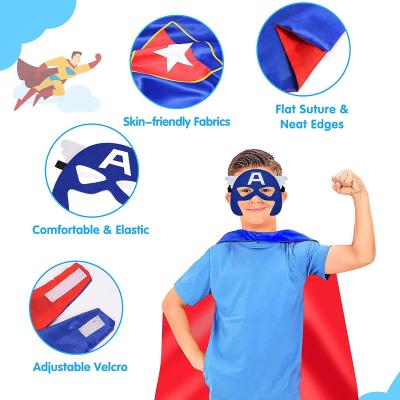 MANTELLO E MASCHERA SUPER HERO CADAUNO