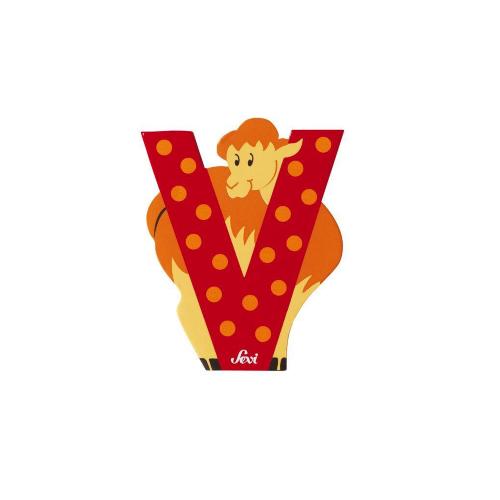 SEVI ALFABETO LETTERA ANIMALI V