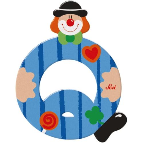SEVI ALFABETO LETTERA CLOWN Q