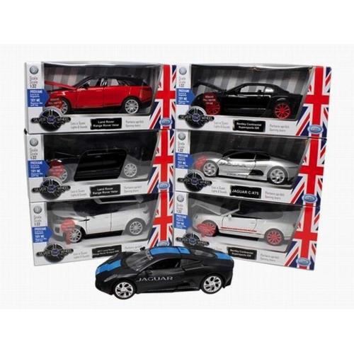 SILVER WHEEL - AUTO INGLESI A LICENZA SCALA 1:28/1:32, LUCI, SUON