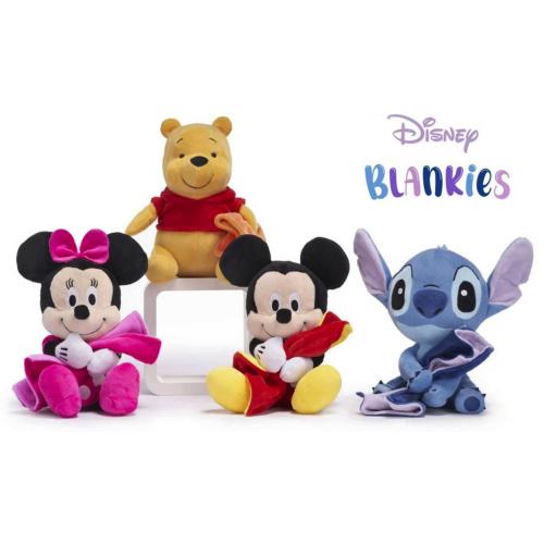 PERSONAGGI DISNEY C/COPERTINA PELUCHE 22CM