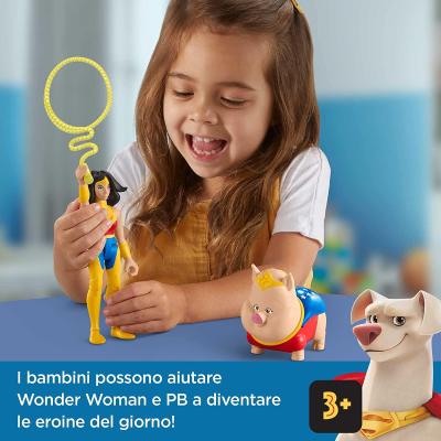 PERSONAGGI DC SUPER PETS WONDER WOMAN & PB