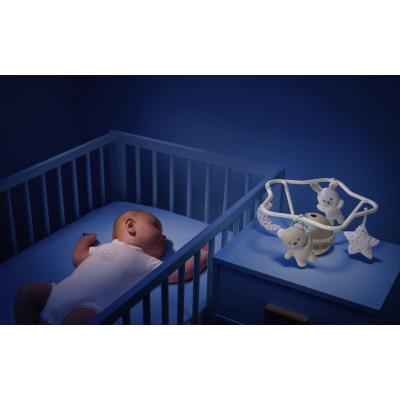 GIOSTRINA MUSICALE ARCOBALENO BLU