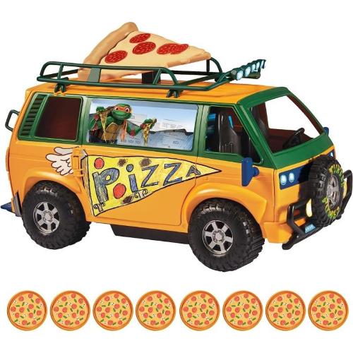 TURTLES VEICOLO LANCIA PIZZE TARTARUGHE NINJA