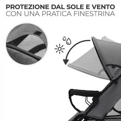 KINDERKRAFT TIK PASSEGGINO LEGGERO STONE GREY