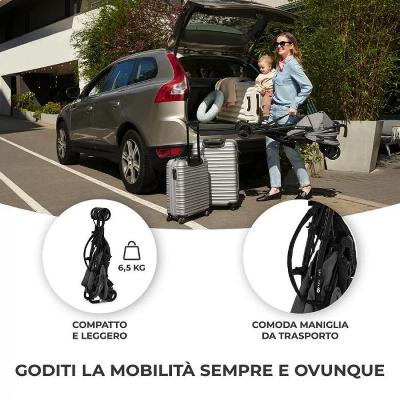 KINDERKRAFT TIK PASSEGGINO LEGGERO STONE GREY