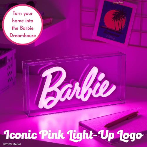LAMPADA NEON LOGO BARBIE 