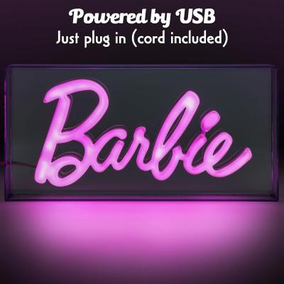 LAMPADA NEON LOGO BARBIE 
