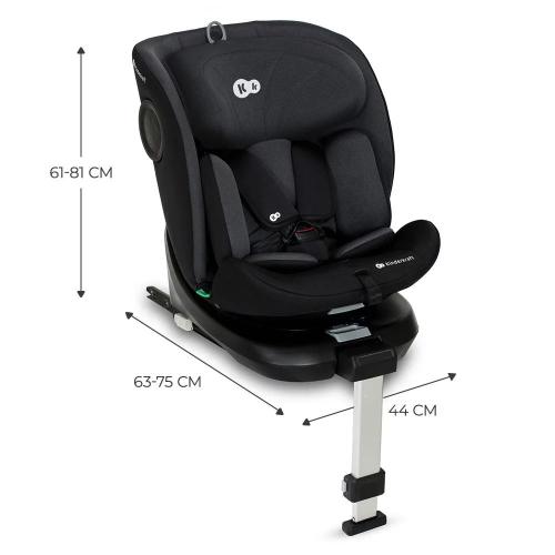 SEGGIOLINO AUTO KINDERKRAFT I-360 I-SIZE 40-150CM BLACK 
