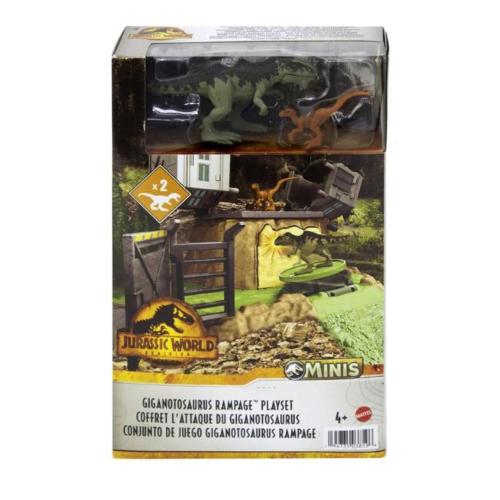 JURASSIC WORLD MINI PLAYSETAGUA/RAMPAGE MODELLI ASSORTITI