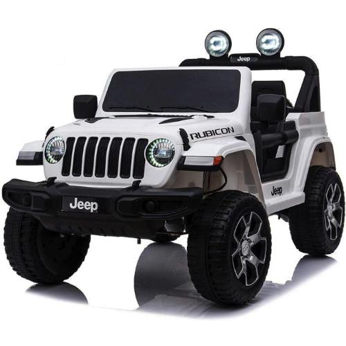 AUTO R/C JEEP WRANGLER RUBICON 12V BIANCA