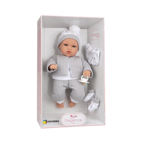 ARIAS - BEBÈ CM.33 COMPLETINO GRIGIO 60677 PIANGENTE MORBIDO