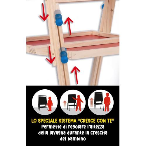 MONTESSORI LAVAGNONA LEGNO CRESCE CON TE