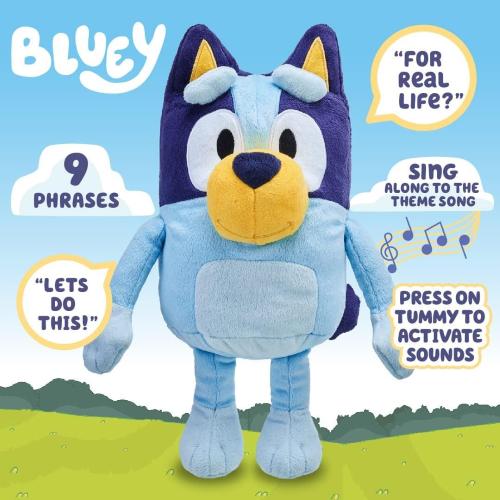 BLUEY PLUSH PARLANTE ITALIANO