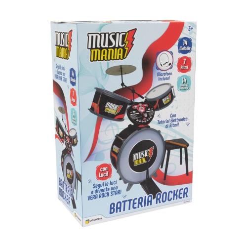 MUSIC MANIA - BATTERIA ROCKER CON TUTOR