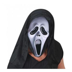 MASCHERA SCREAM CON CAPPUCCIO