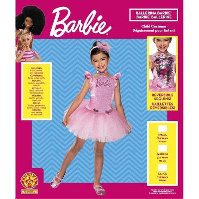 COSTUME BARBIE BALLERINA 7-8 ANNI