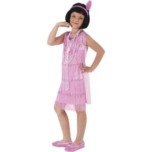 COSTUME CHARLESTON FLAPPER 5-7 ANNI