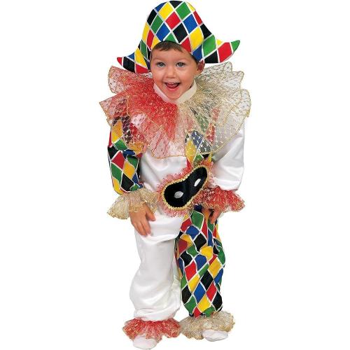BABY ARLECCHINO COSTUME 6-12 MESI