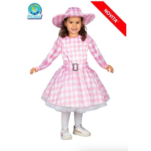 COSTUME DOLLY ROSA BARBIE THE MOVIE 4-5 ANNI