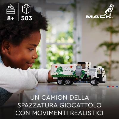 TECHNIC CAMION DELLA SPAZZATURA MACK LR ELECTRIC