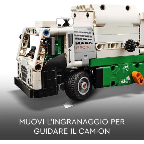TECHNIC CAMION DELLA SPAZZATURA MACK LR ELECTRIC