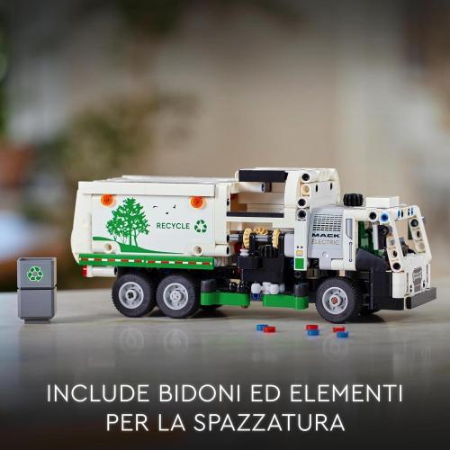 TECHNIC CAMION DELLA SPAZZATURA MACK LR ELECTRIC