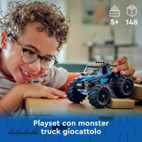 CITY GREAT VEHICLES MONSTER TRUCK BLU