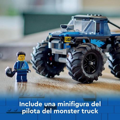 CITY GREAT VEHICLES MONSTER TRUCK BLU