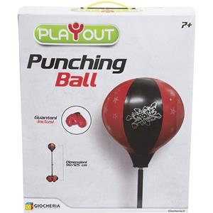 PLAY-OUT - PUNCHING BALL BASE RIEMPIBILE CON GUANTONI
