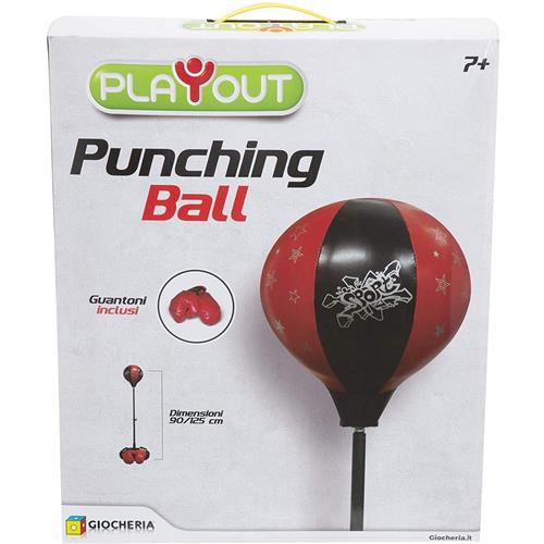 PLAY-OUT - PUNCHING BALL BASE RIEMPIBILE CON GUANTONI