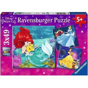 PUZZLE 3X49 PZ PRINCIPESSE DISNEY B