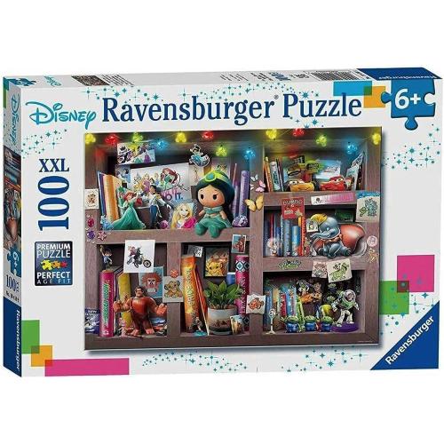 PUZZLE 100 PZ XXL DISNEY: LO SCAFFALE DEL COLLEZIONISTA