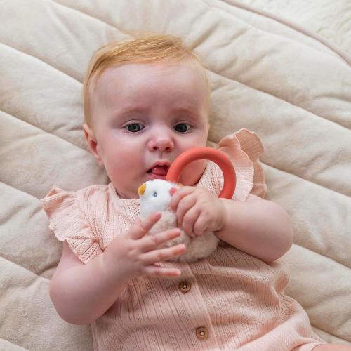 NATTOU SONAGLIO ZOE IL RICCIO CON ANELLO IN SILICONE