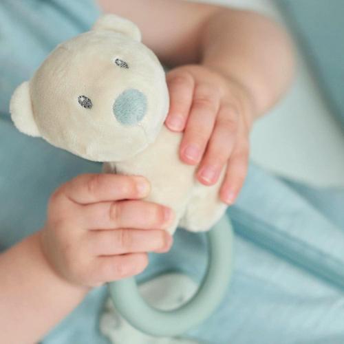 NATTOU SONAGLIO CON ANELLO DI SILICONE ORSO