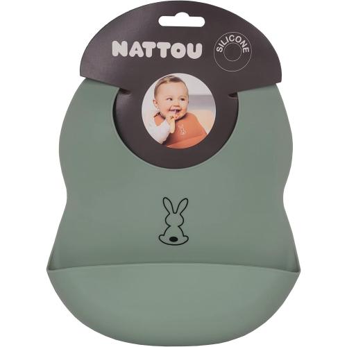 NATTOU BAVAGLINO MORBIDO SILICONE VERDE