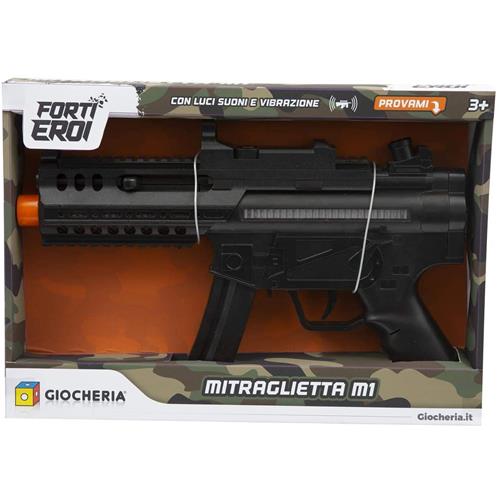 FORTI EROI - MITRAGLIETTA M1 LUCI E SUONI VIBRAZIONE