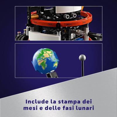 TECHNIC PIANETA TERRA E LUNA IN ORBITA