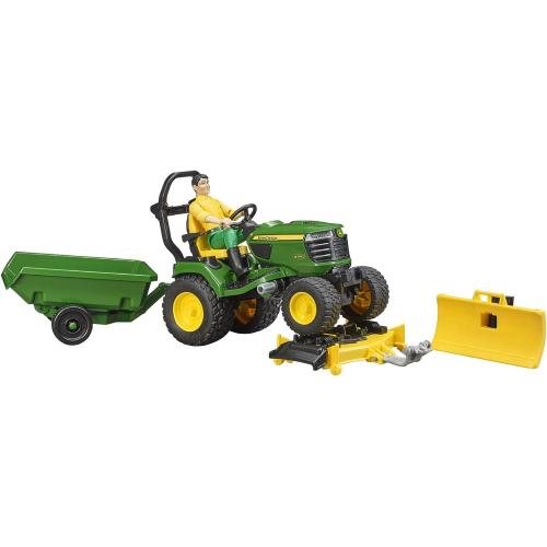 BRUDER JOHN DEERE TRATTORE TOSAERBA