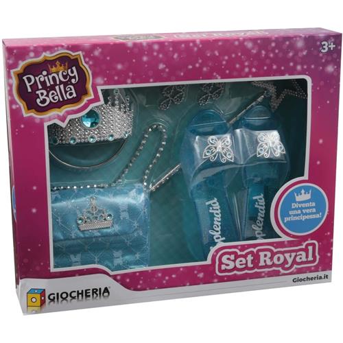 PRINCY BELLA - SET ROYAL PRINCIPESSA COMPLETO DI TANTI ACC. 2 COLORI
