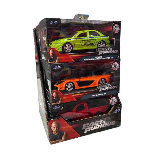 FAST & FURIOUS AUTO SCALA 1:32 IN DISPLAY DIE-CAST