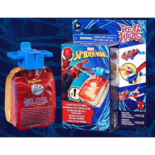 SPIDERMAN GUANTO SPARA RAGNATELE REAL WEBS ULTIMATE BLASTER