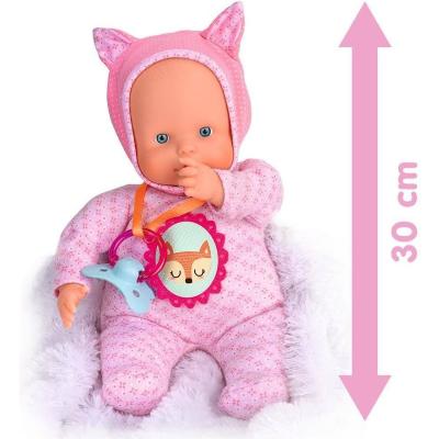 NENUCO BAMBOLA SOFT 5 FUNZIONI - ROSA 30CM