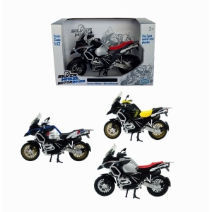 SILVER WHEEL - BMW R 1250 GS  ADVENTURE IN DIE CAST, SC.1:12 A RU