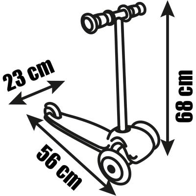 MONOPATTINO TRE RUOTE TWIST GABBY'S DOLLHOUSE