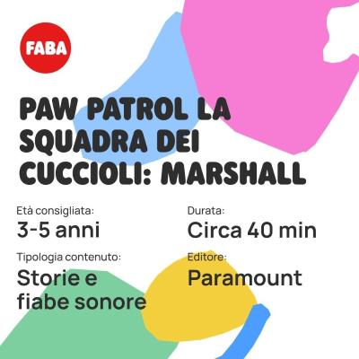 FABA LA SQUADRA DEI CUCCIOLI: MARSHALL