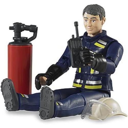 BRUDER POMPIERE CON ELMETTO      